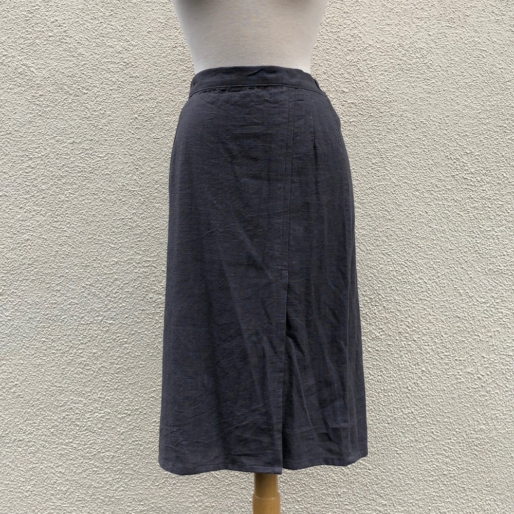 Heavy Weight Cotton Linen Pencil Skirt